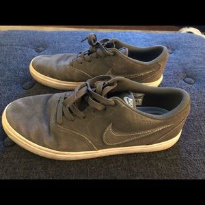 Nike suede sneakers!